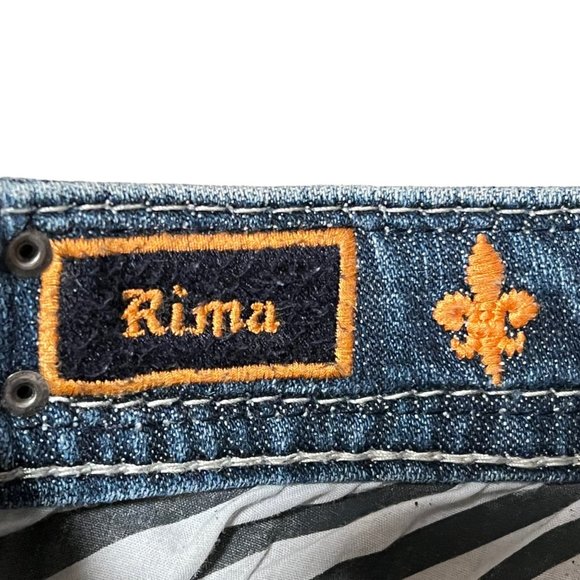 Rock Revival 25 Rima Ankle Length Skinny Distressed Jeans - Picture 9 of 13